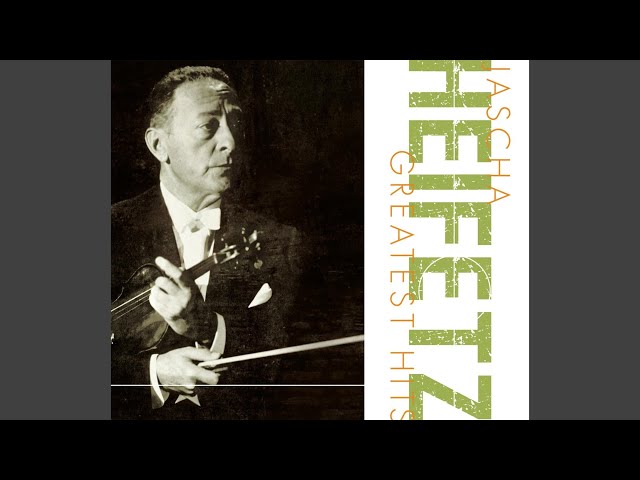 Sarasate - Zigeunerweisen, Op.20, Allegro Molto Vivace : J. Heifetz / RCA Victor Symph. Orch. / W. Steinberg