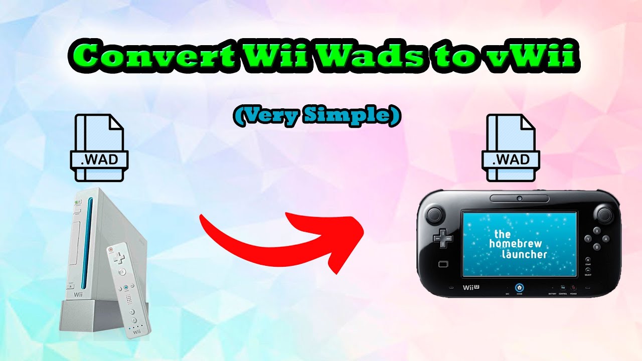 Wii/vWii Single ROM Loaders (SRLs) launched from Wii U Forwarders Project.