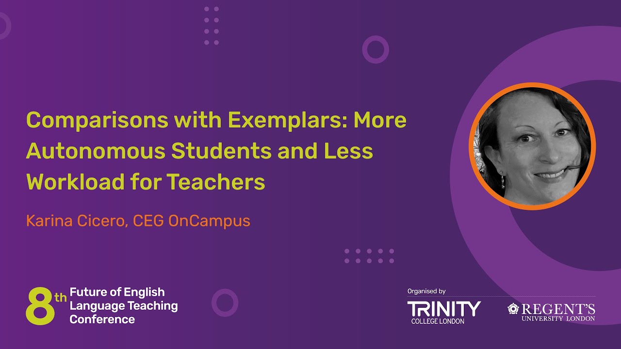 Comparisons with Exemplars - More Autonomous Students and Less Workload for Teachers