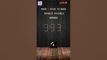 "Mind-Bending Matchsticks: Make Numbers Magnificent!" #shorts