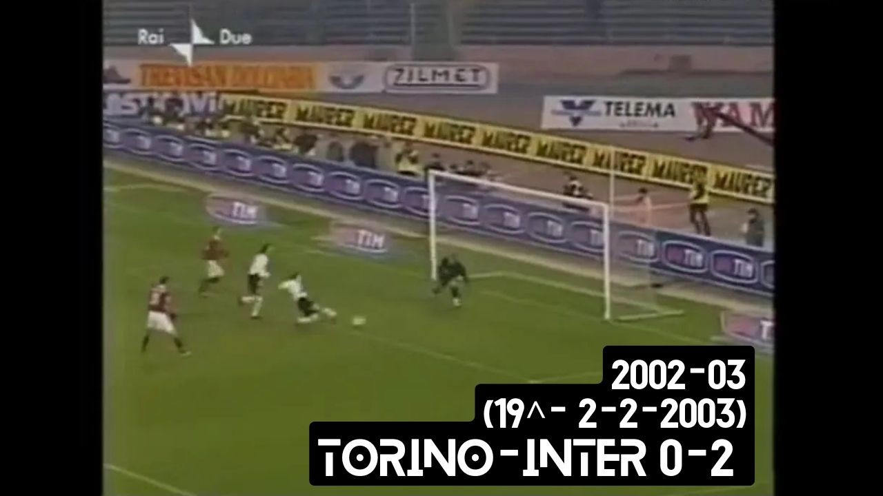 2002-03 (19^ - 02-02-2003) Torino-INTER 0-2 [Vieri,Okan Buruk] Servizio D.S.Rai2
