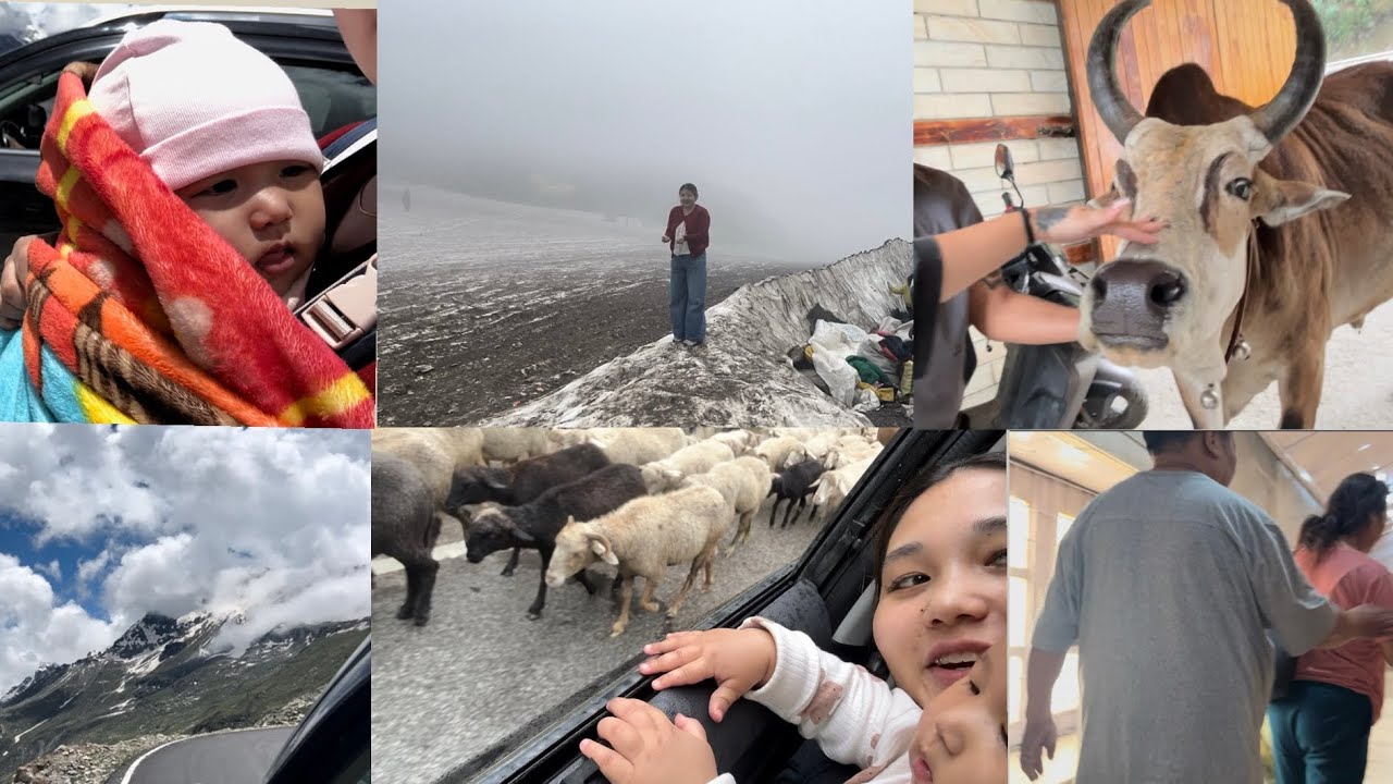 Lost in Manali view //every mile making a new memory with my daughter 