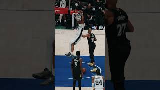 STEPH SLAM 😤 #spurs #nba #playoffs #stephoncastle