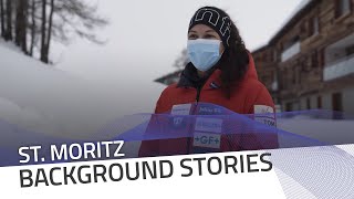 St. Moritz track walk with local girl Melanie Hasler | IBSF Official