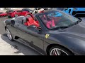 I SPOTTED KEVIN HART doppelganger drives Rare Manual Ferrari to LA car meet!