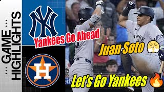 New York Yankees vs Houston Astros [Highlights] Crazy Game 1 Hits - 2 Runs | MLB Highlights