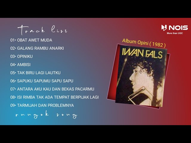 Iwan Fals - Album Opini ( 1982 ) | Rungok Song class=