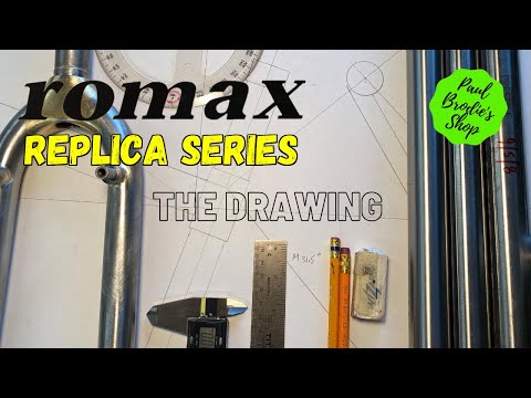 How to make a full scale drawing for building a bicycle frame - Framebuilding 101 with Paul Brodie