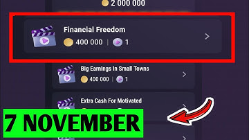 Financial Freedom | TapSwap Video Code | 7 November TapSwap Youtube Video Code | Financial Freedom