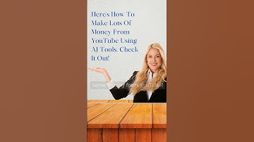 How To Make Money From YouTube Using AI Tools 2024 in  #affiliatemarketing #vidiq#aitools