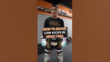 How to block low kicks in Muay Thai!