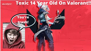 Valorant TRASH TALKER Gets Shut Down Quick! (Valorant Highlights &amp; Funny Moments)