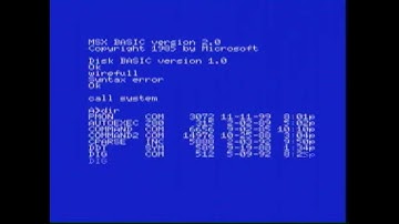 MSX2 Mitsubishi ML-G1 MSX-DOS & Turbo Pascal