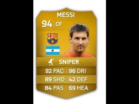 messi fifa 14 card