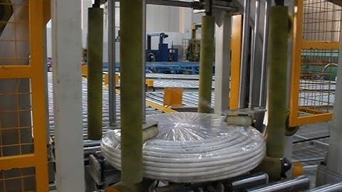 Pipe coil packaging line,hose packing line