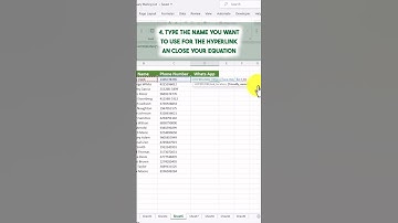 😍 Hyperlink in #excel excel made easy #exceltips #exceltutorial