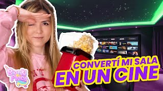 Convierto MI SALA en UN CINE VIP - ¿DisneyPlus VS Netflix? || Bianki Place ♡