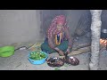 Nepali village || Cooking greens in the village