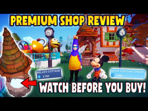 NEW Premium Shop Review in Disney Dreamlight Valley. Watch BEFORE You Buy! Belles Cottage Issue...