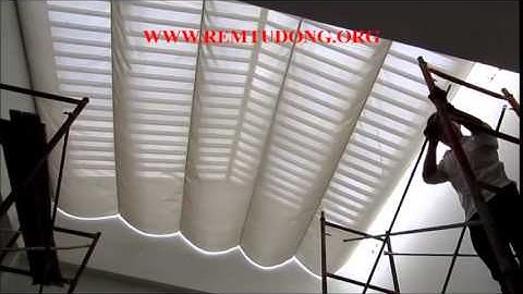 RÈM TRẦN XẾP LỚP TỰ ĐỘNG - DO CTY THIÊN ÂN ĐỈNH CUNG CẤP & THI CÔNG