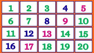 One Two Three | Counting songs for preschool | 1234 Counting #1to25counting #1to20counting #counting