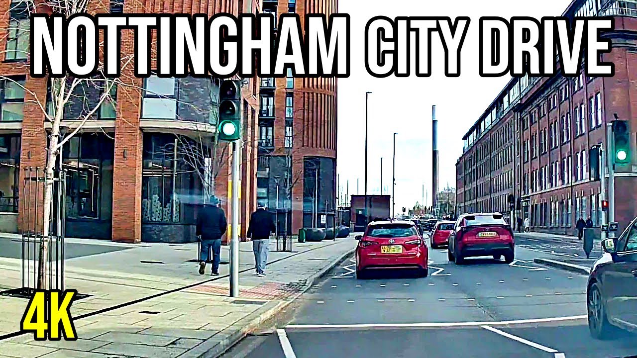 🇬🇧 Driving Around Nottingham City | UK 4K POV Dashcam