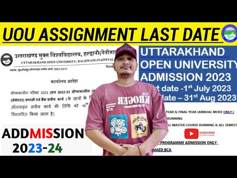 uou assignment 2023 last date ba 1st year