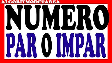 Algoritmo para saber si un numero es par o impar pseint