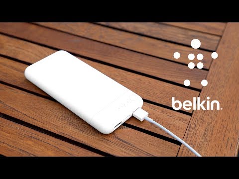 Charge with Lightning using Belkin’s new BOOST↑CHARGE™ Power Bank 10K with Lightning Connector