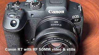 Canon R7 with RF 50MM F1.8 Lens - YouTube