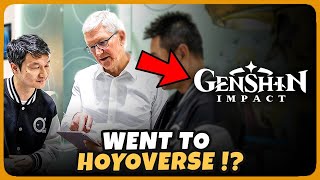 WAIT WHAT!? Apple CEO Went to HOYOVERSE!