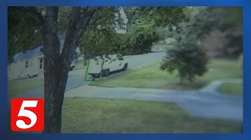 Postal worker caught on video hitting and knocking over East Nashville mailbox