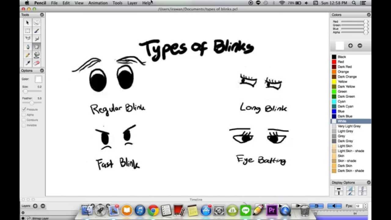Animation Types Of Blinks Tipe Tipe Animasi Mata Kedip YouTube