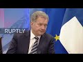 Russia: Putin and Finland's Niinisto meet at Arctic Forum