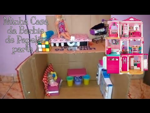 Comprinhas da Barbie Tour Pela Nova Cozinha Review Geladeira e Fogão 