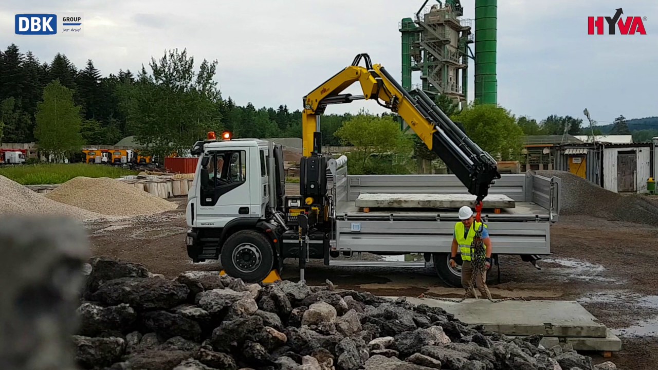 Iveco Eurocargo with Hyva Crane HB160