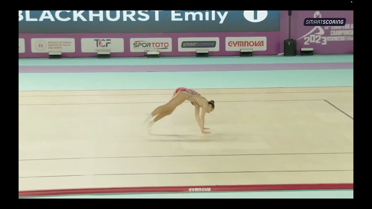 BLACKHURST Emily (GBR) -  2023 JUNIORS European Championships in Aerobic Gymnastics, IW Quali