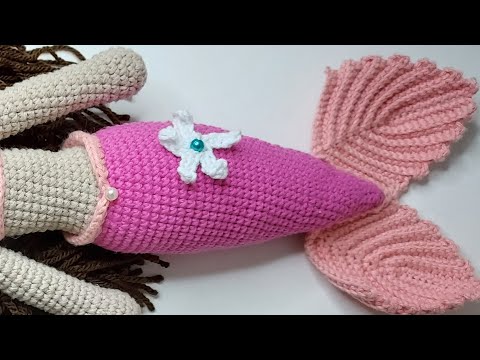 Cola de sirena tejida a crochet para bebe paso a paso 