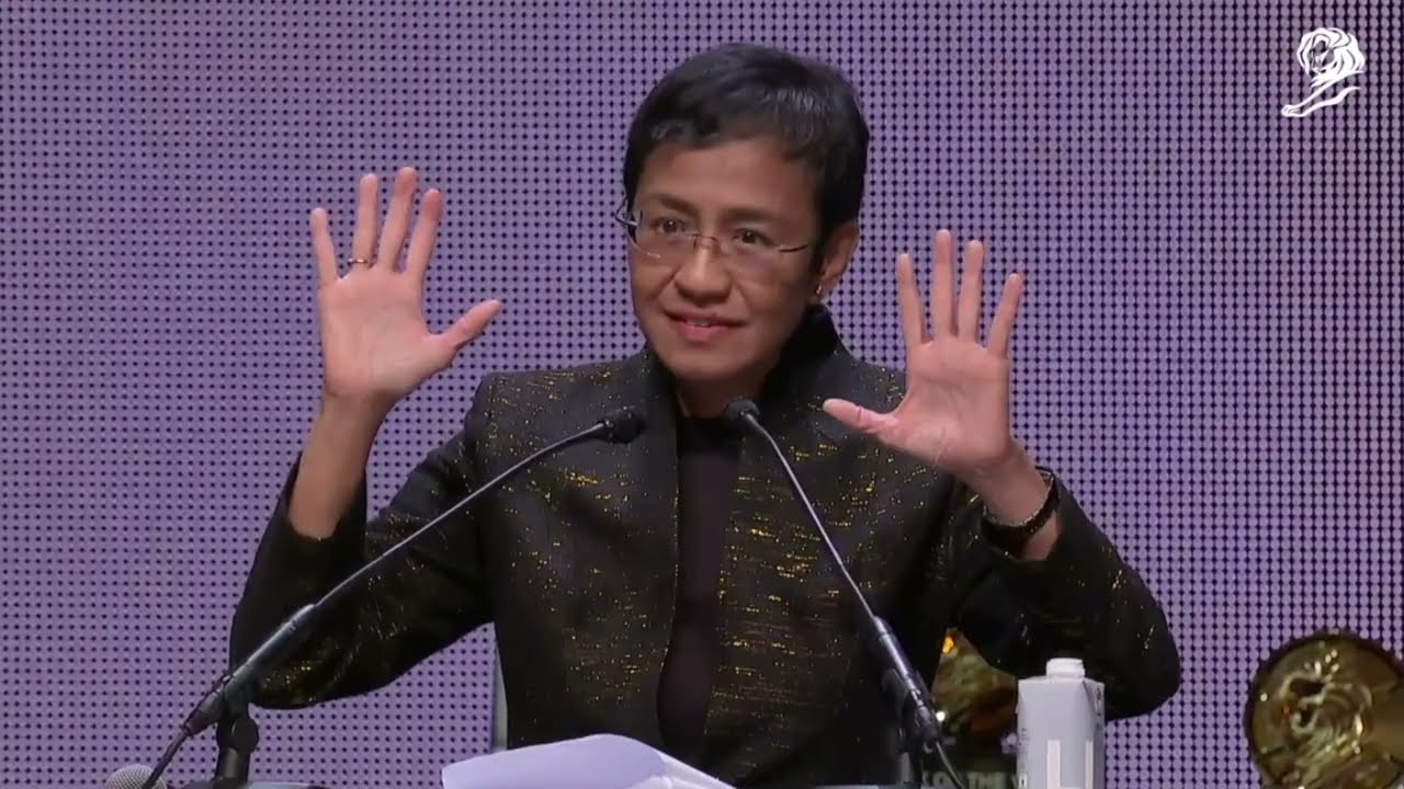 VIDEO, TRANSCRIPT: Maria Ressa speech 2024 Cannes Lionheart Award