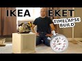 Timelapse build bedside table IKEA EKET