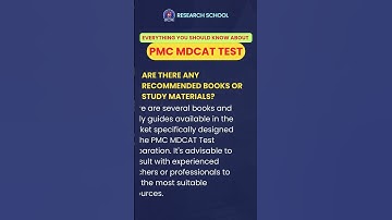 Best Books and Study Materials for PMC MDCAT Test Preparation