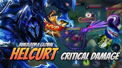 Helcurt Critical Damage [ One Shot Delete ] Build Top 1 Global Helcurt | Mobile Legends