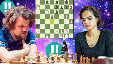 Perfect chess game 20 | Magnus Carlsen vs Tania Sachdev 9