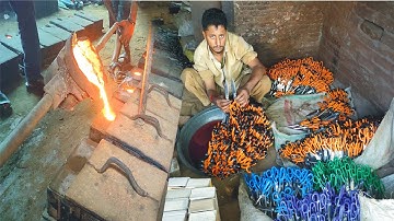 This interesting Process of Scissors Cutting Tools | Making Tailor Scissors in Factory