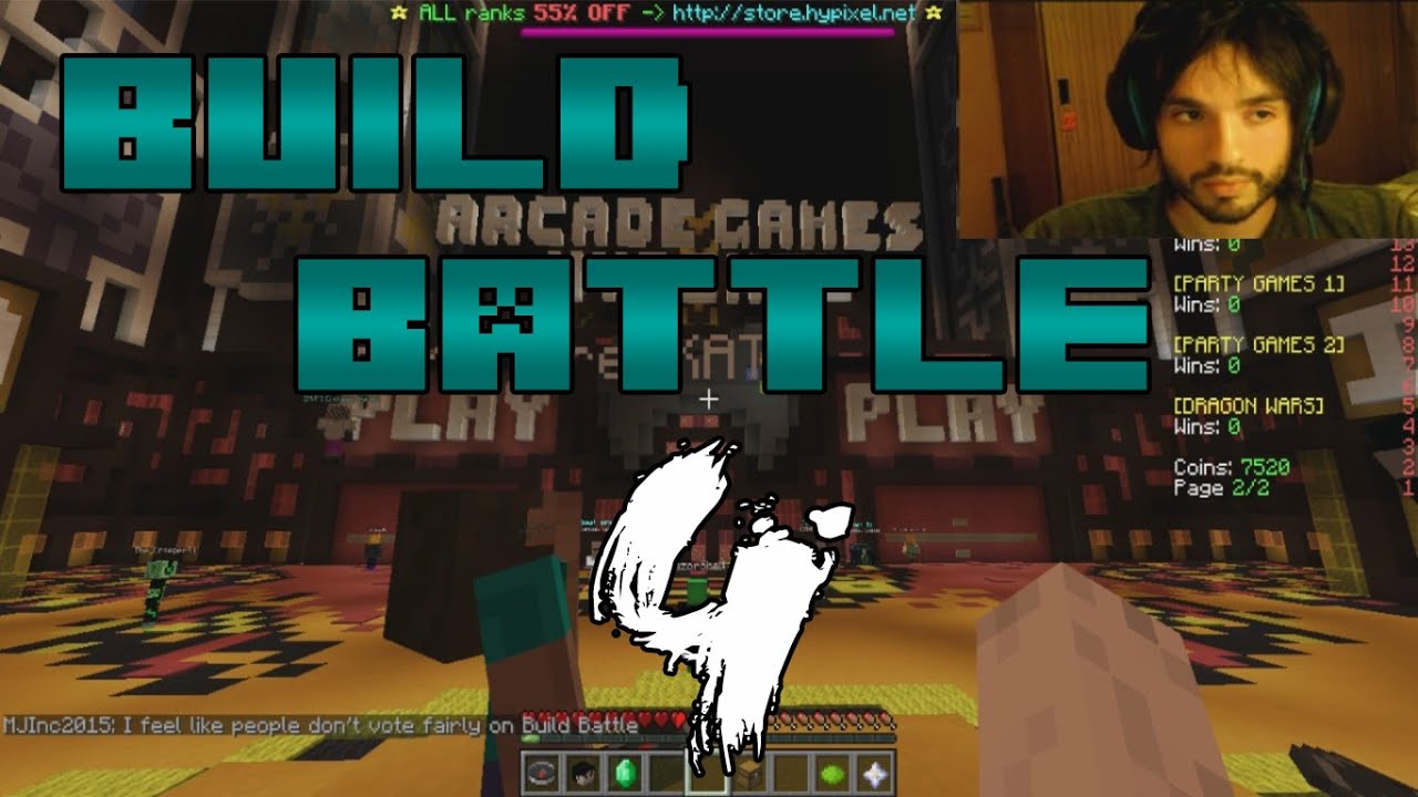 ssjs ventures BATALLA DE CONSTRUCCION #4 : GANANDO ? D: - Build Battle en Español | Hypixel - Minecraft |