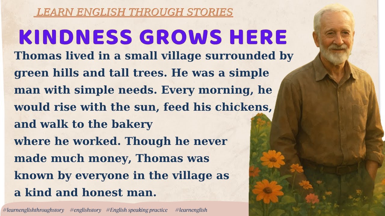Kindness Grows Here|| 🔥 Learn English Through Stories Level 3
