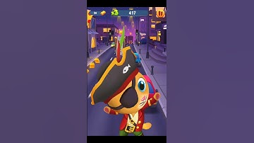 Best Funny Fails Talking Tom Gold Run Ginger Android iOS Gameplay #talkingtom #shortfeed #shorts