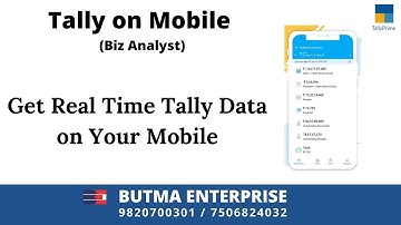 Biz Analyst #Tally on Mobile APP#GET REAL TIME Tally Data #Auto Reminder feature