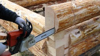 Dangerous Fastest Heavy Big Chainsaw Wood Cutting Machines, Modern Wood Sawmill Machines Equipment
