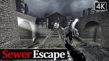 CS:GO Zombie Escape - ze_sewer_escape_p3 - on GFL [4K UHD]